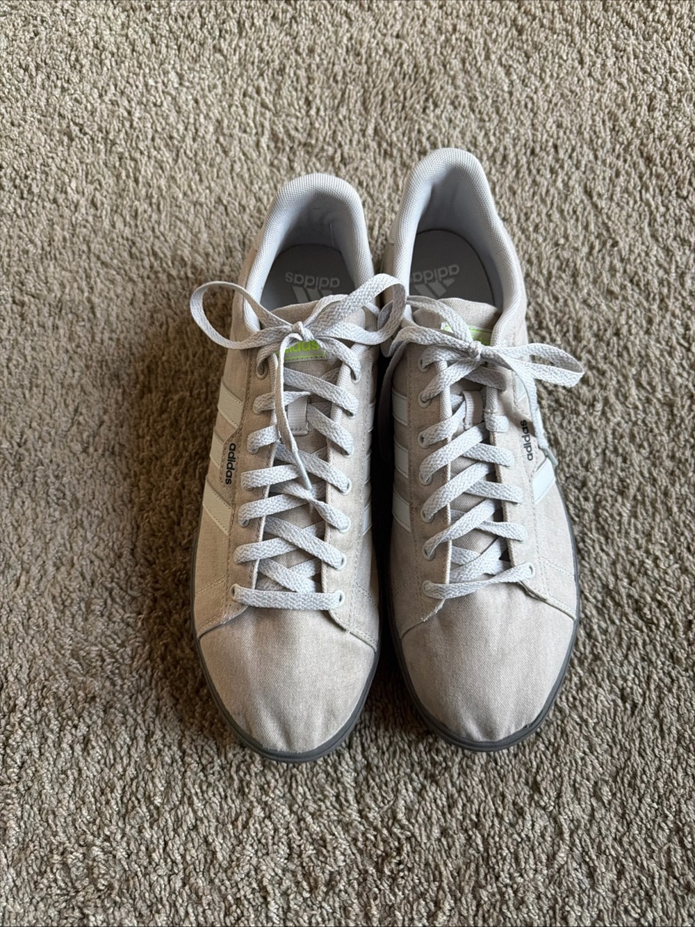 adidas Women’s Light Gray Suede Low-Top Sneakers
